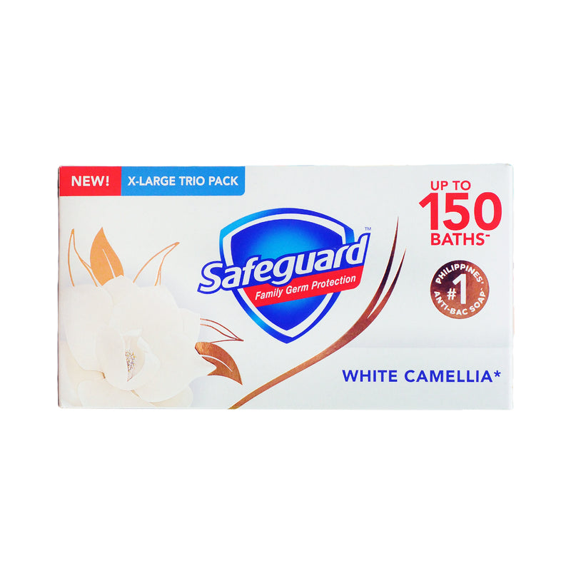 Safeguard Bar Soap White Camellia XLarge Trio Pack 160g x 3's