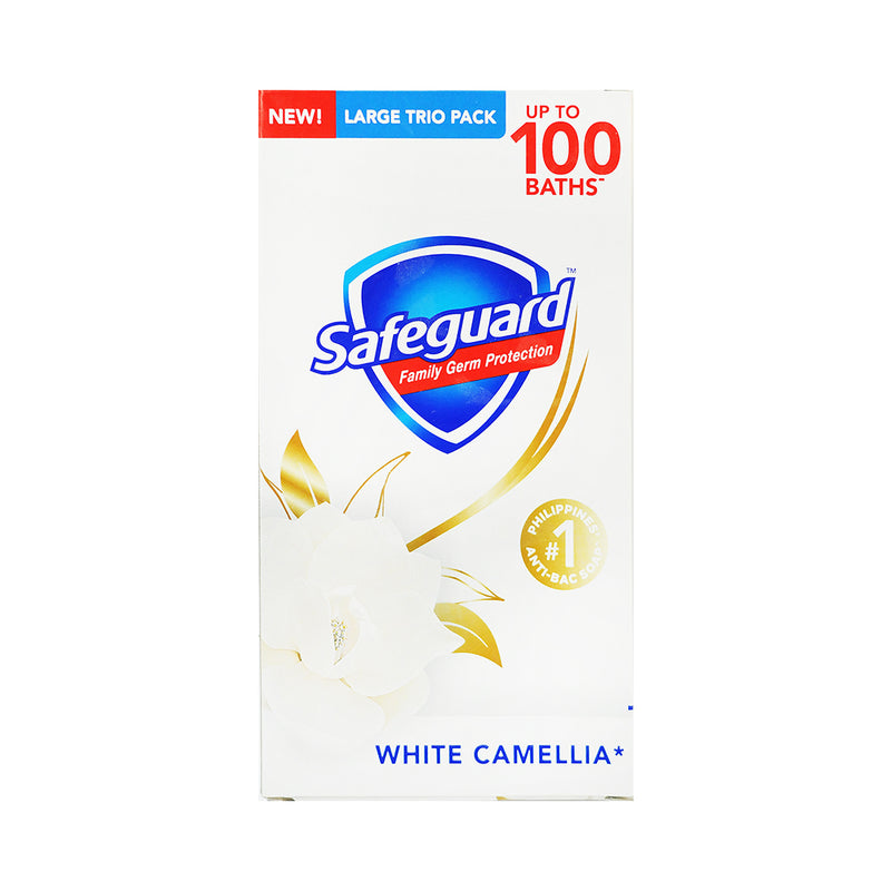 Safeguard Bar Soap White Camellia Large Tripid Pack 115g x 3's