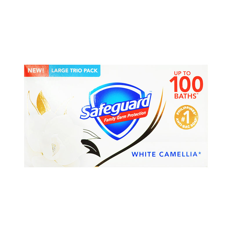 Safeguard Bar Soap White Camellia Large Tripid Pack 115g x 3's