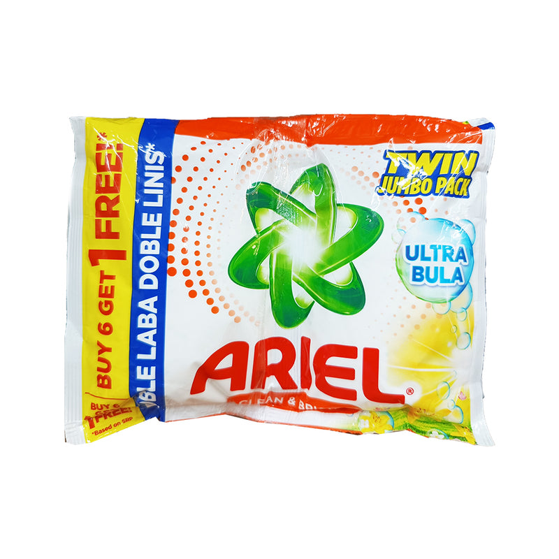 Ariel Detergent Powder Clean And Bright 66g x 6's + 1