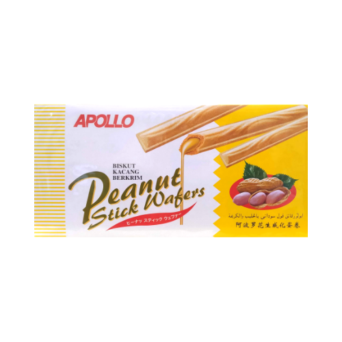 Apollo Wafers Stick Peanut 11g x 30's