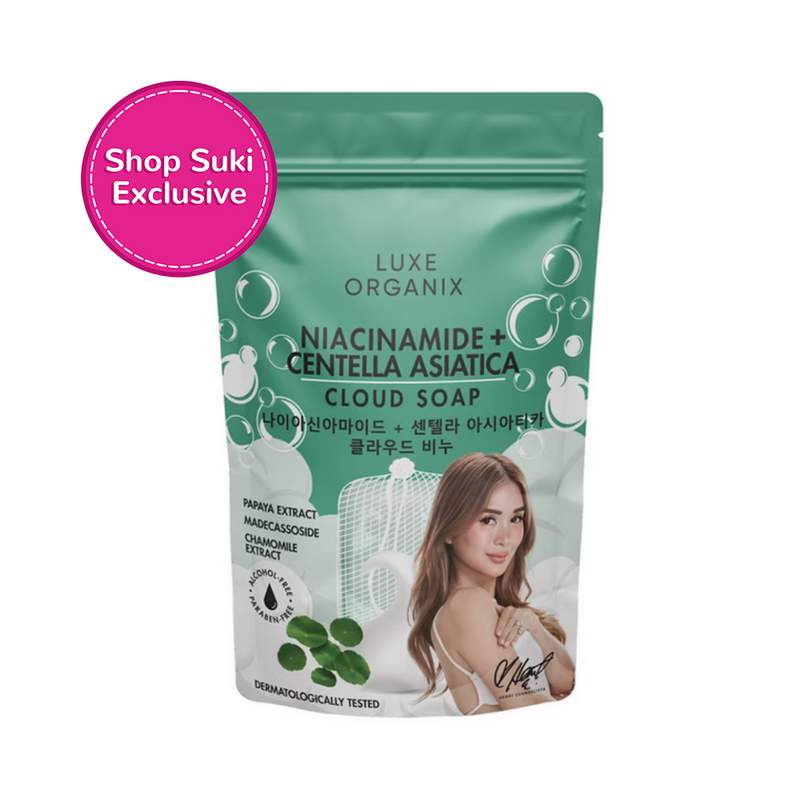 Luxe Organix Niacinamide + Centella Asiatica Calming Cloud Soap 180g