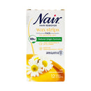 Nair Hair Remover Wax Strips Face 12 Strips