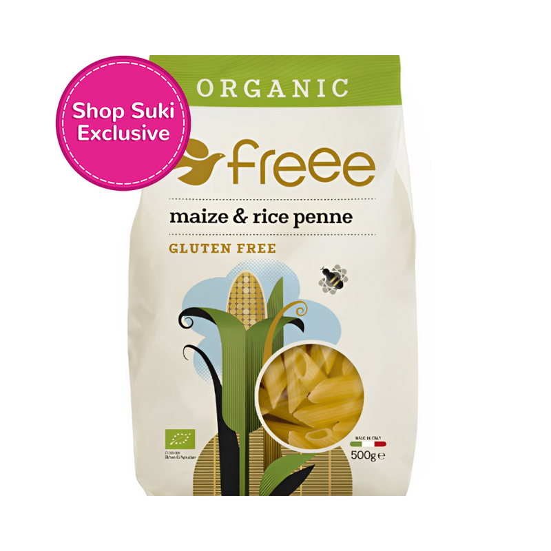 Freee Maize And Rice Penne 500g