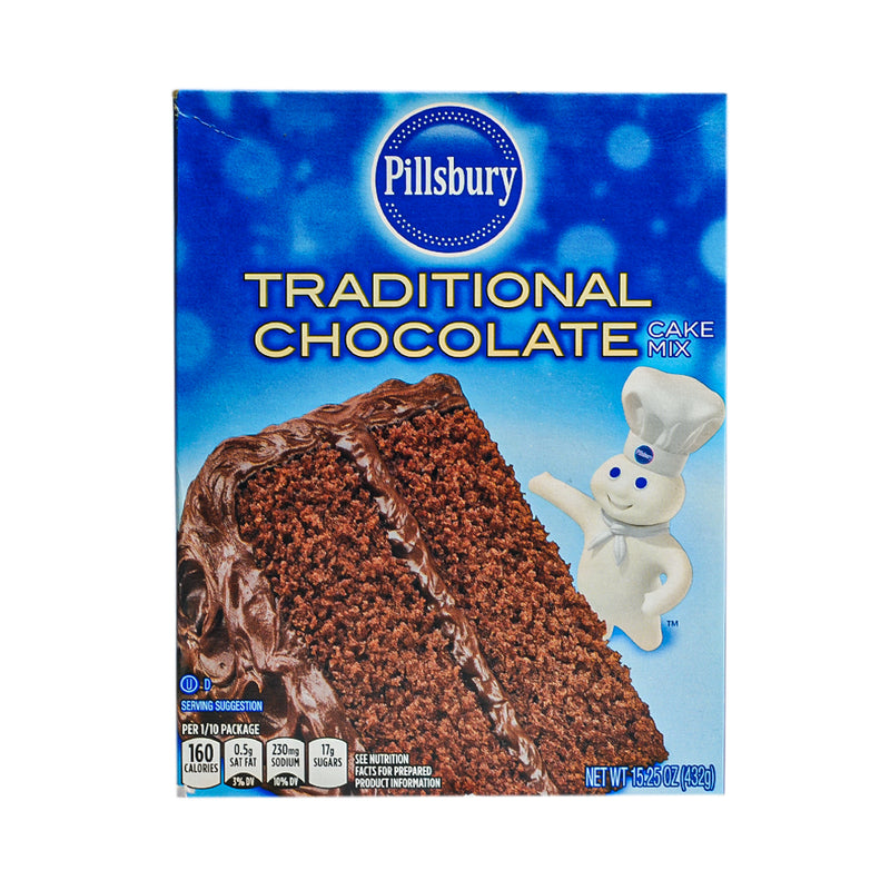 Pillsbury Cake Mix Traditional Chocolate 432g