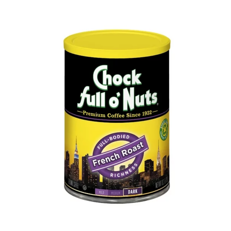 Chock Full O' Nuts Premium Coffee French Roast Dark 292g (10.3oz)