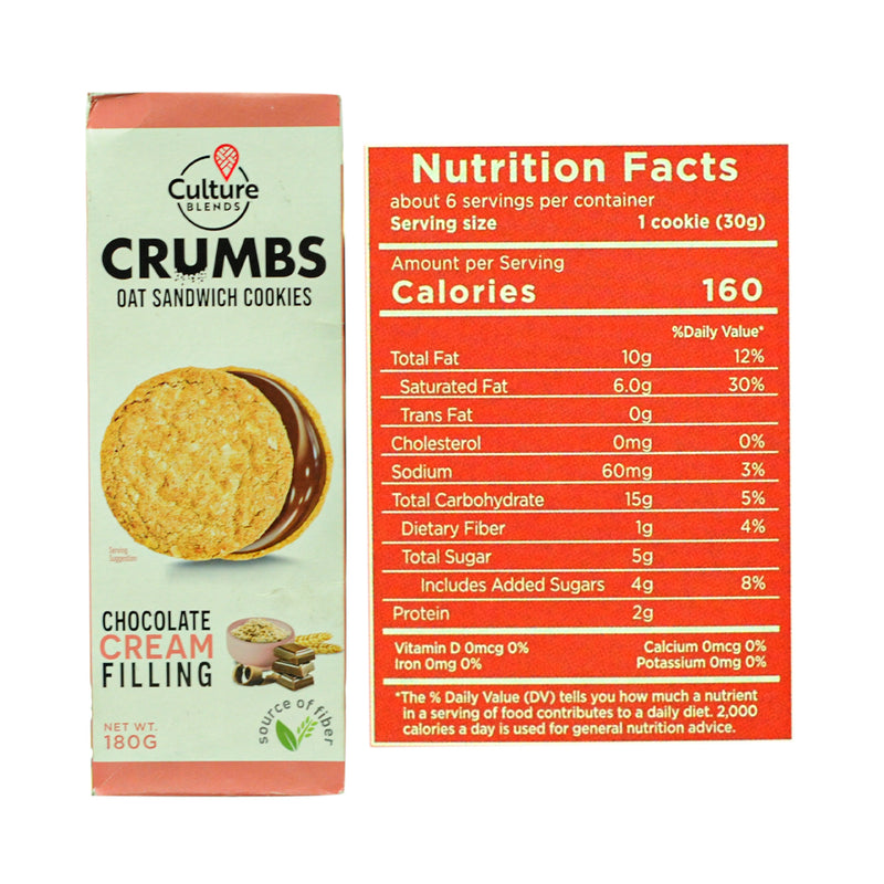 Culture Blends Crumbs Cream 180g