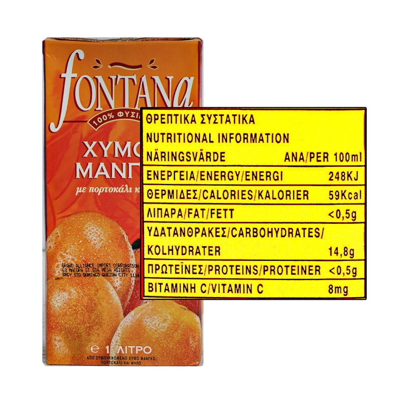 Fontana Fruit Juice Mango 1L