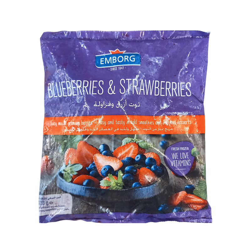 Emborg Blueberries And Strawberries 400g