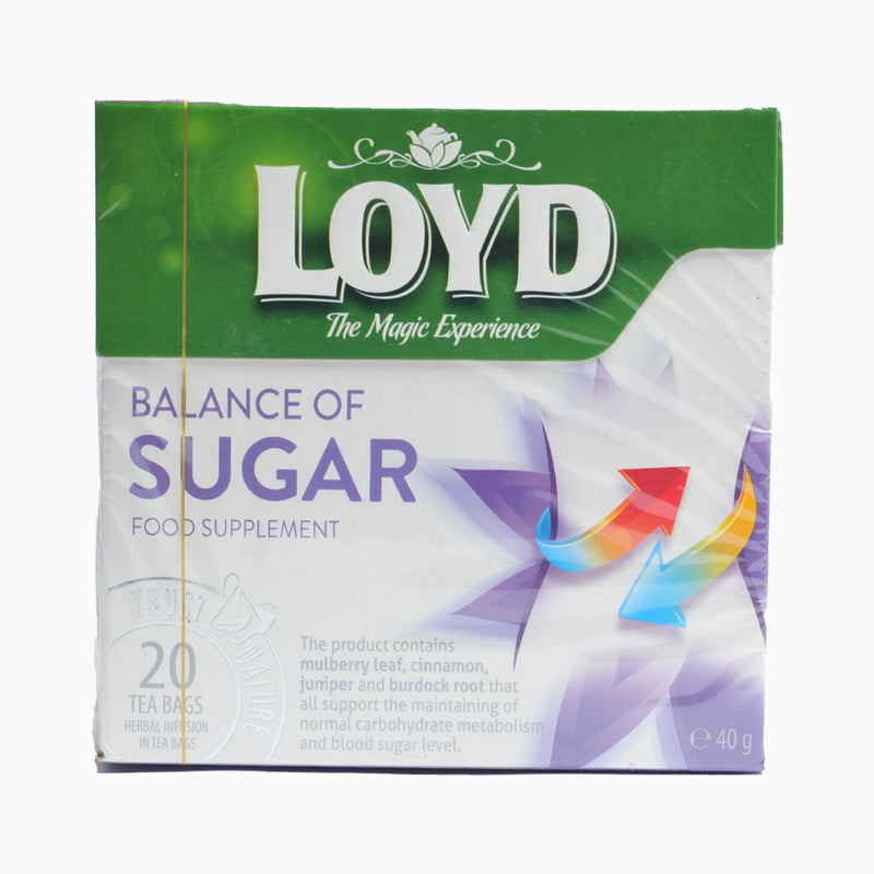 Loyd Balance Of Sugar Herbal Infusion 20 Tea Bags