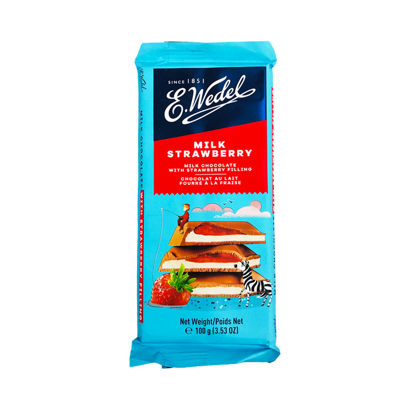 E. Wedel Milk Chocolate Strawberry 100g