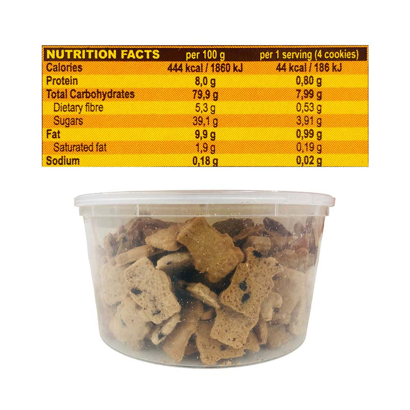 Bergen Chocolate Chips Teddy Bear Cookies 500g
