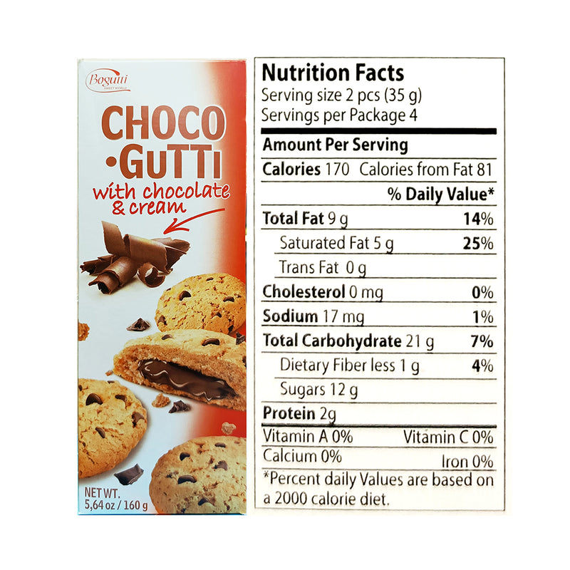 Bogutti Choco Gutti With Chocolate And Cream 160g