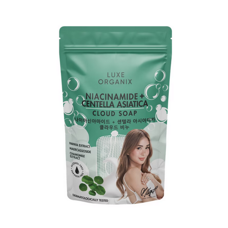 Luxe Organix Niacinamide + Centella Asiatica Calming Cloud Soap 180g