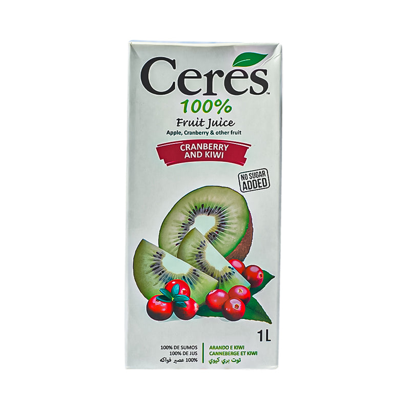 Ceres Fruit Juice Cranberry And Kiwi 1L