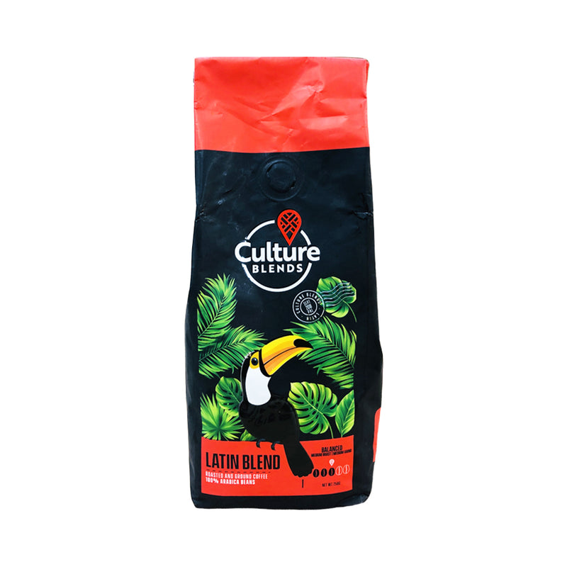 Culture Blends Roasted And Ground Coffee Latin Blend 250g