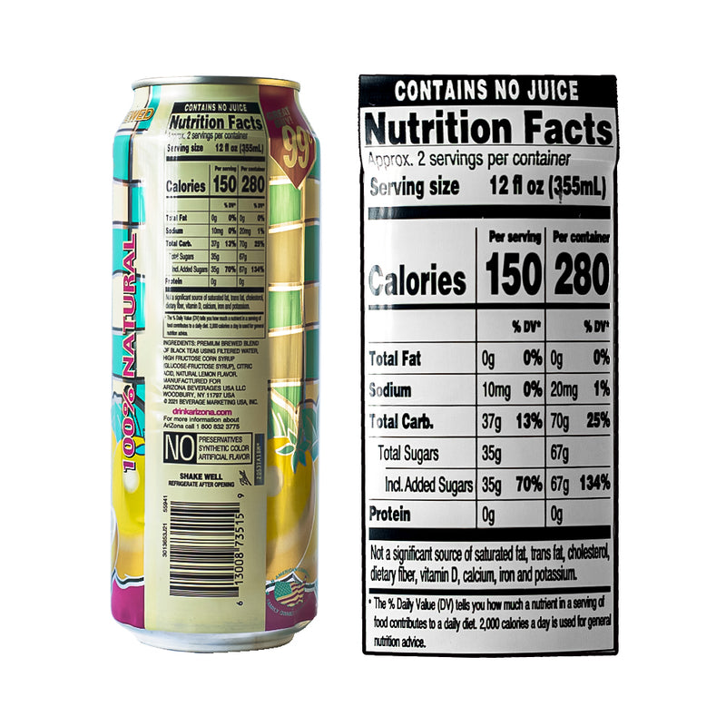 Arizona Iced Tea Lemon 650ml