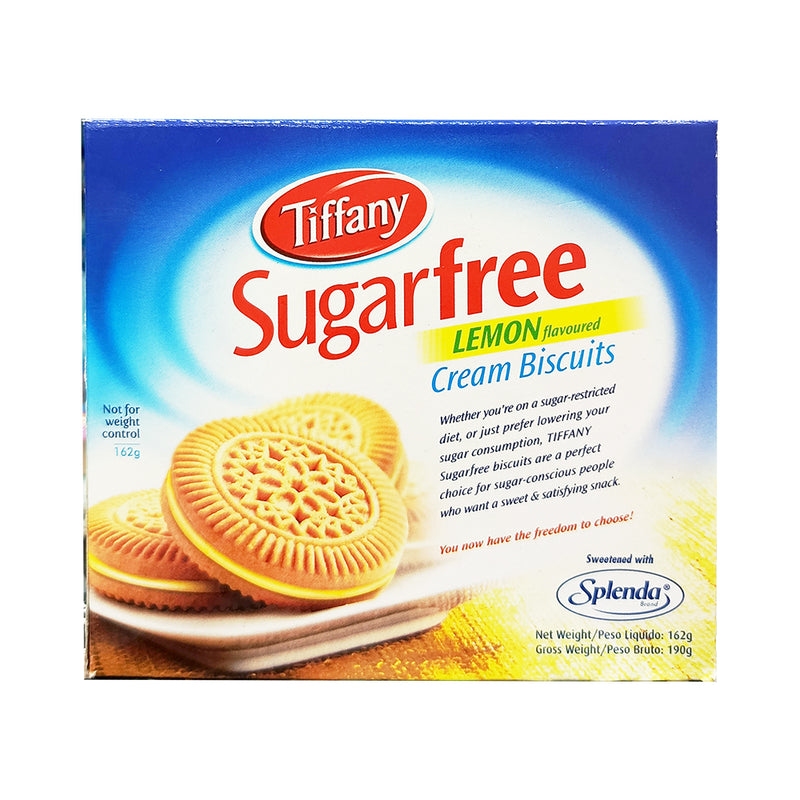 Tiffany Sugar Free Cream Biscuits Lemon 162g