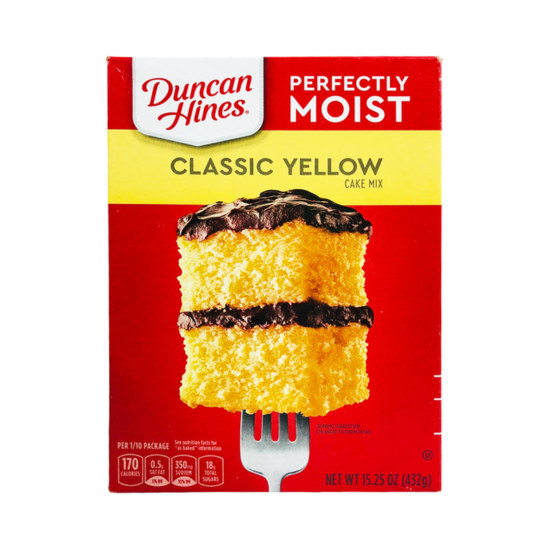 Duncan Hines Moist Cake Mix Classic Yellow 15.25oz (432g)