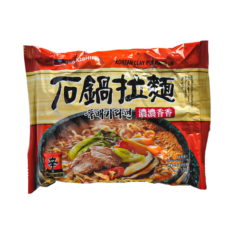 Nongshim Pouch Noodles Korean Clay Pot Ramyun Pouch 120g