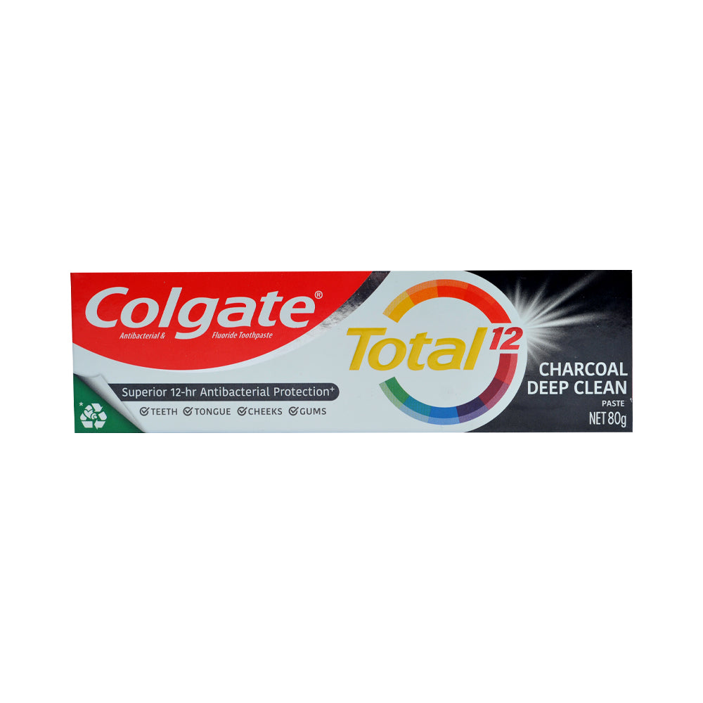 Colgate Deep Clean total charbon Dentifrice 120g Paquet Colgate Deep Clean total charbon Dentifrice 120g Paquet
