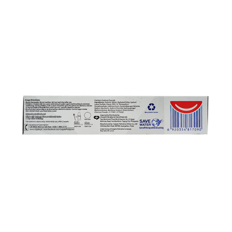 Colgate Fresh Confidence Toothpaste Bamboo Charcoal 123g