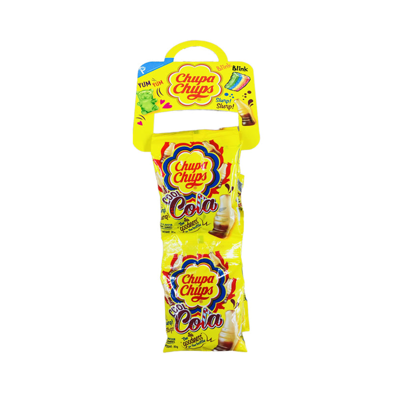 Chupa Chups Gummy Candies Cool Cola 20g x 10's