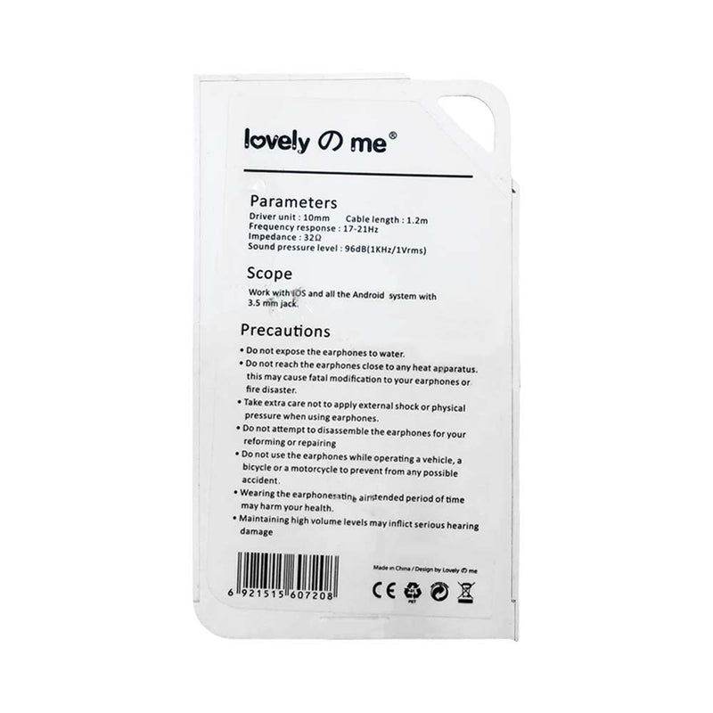 Lovely Me Botique Earphones L-45
