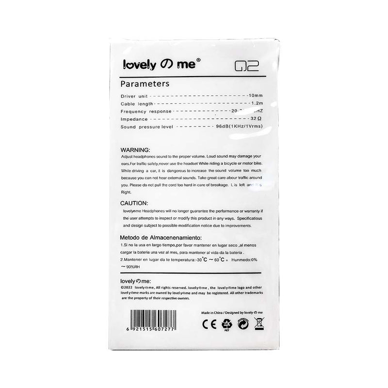Lovely Me Music Earphone Q2