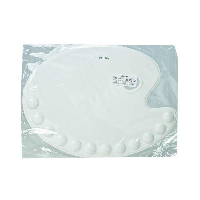 Deli Mixing Plate Palette White Large