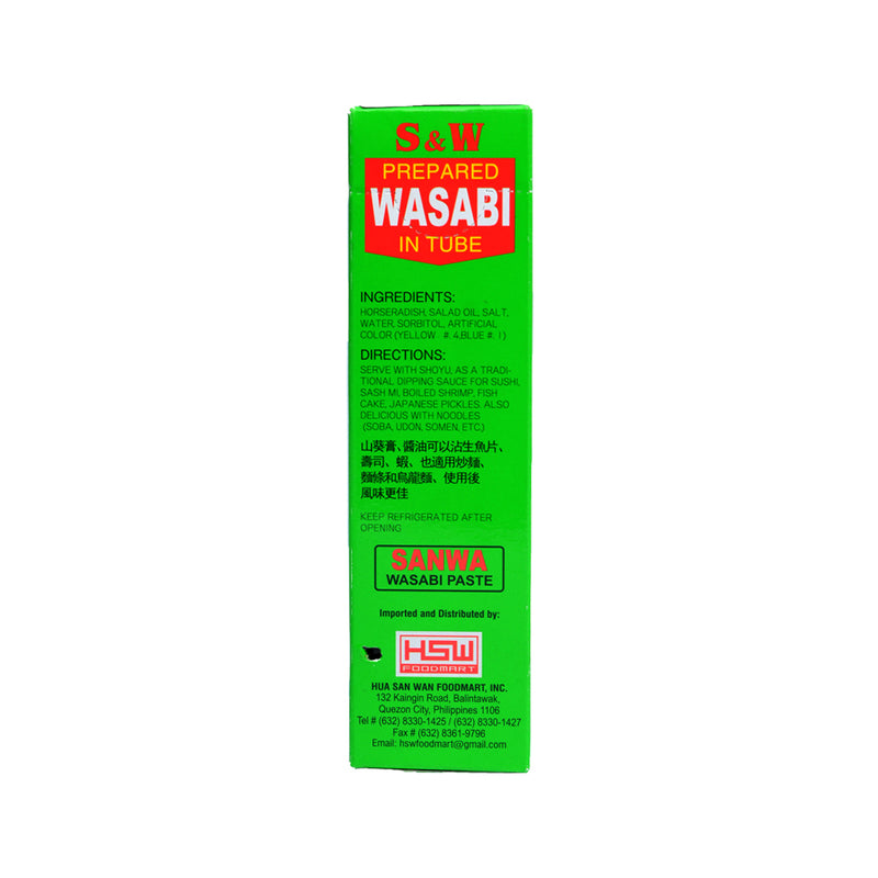 S & W Wasabi Paste In Tube 43g