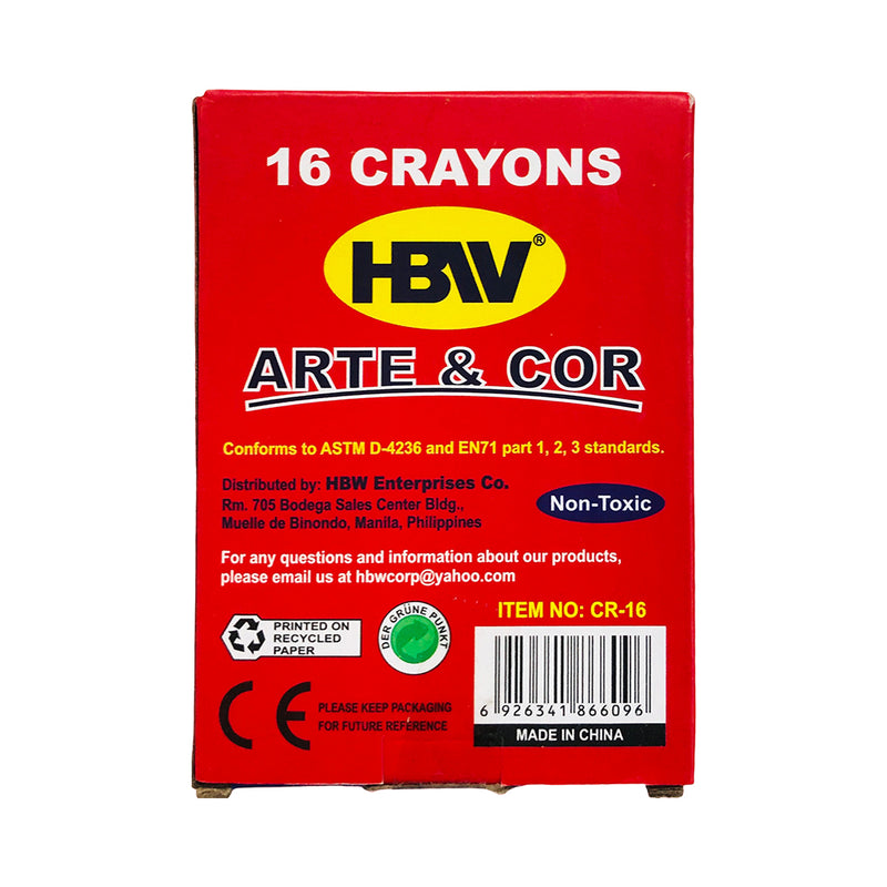 HBW Arte And Cor Crayons