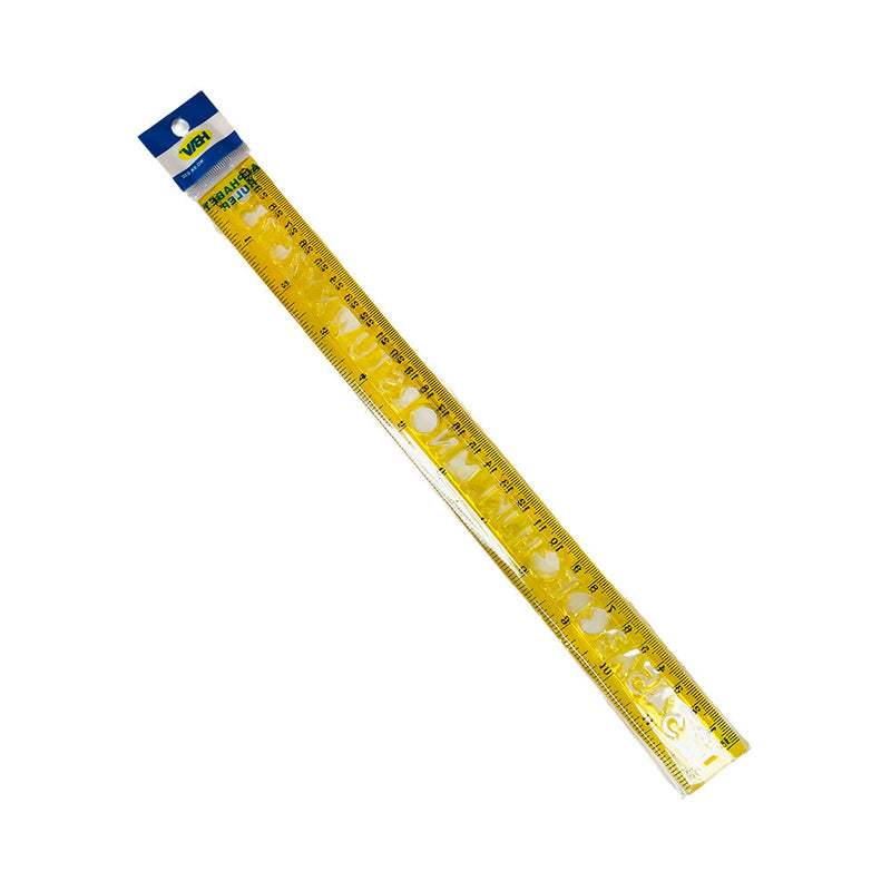 HBW Alphabet Ruler 12in
