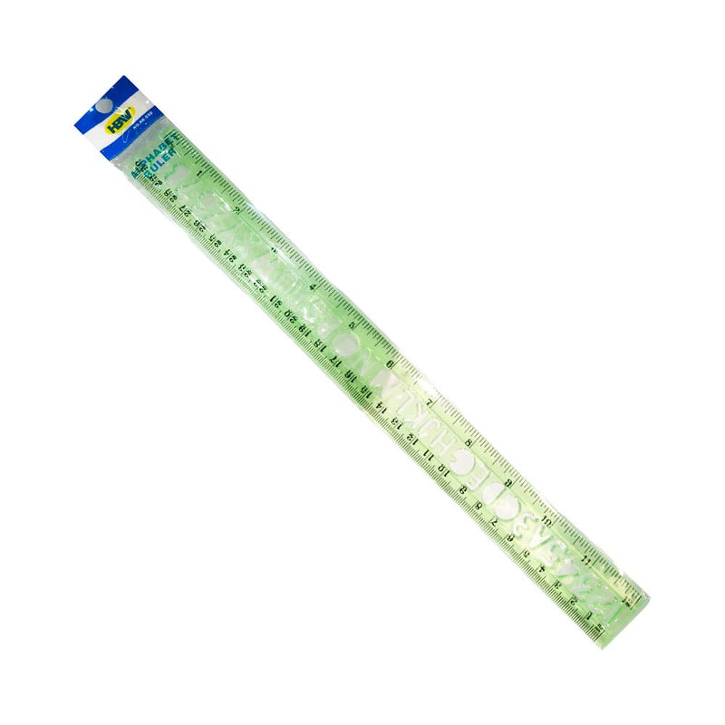 HBW Alphabet Ruler 12in
