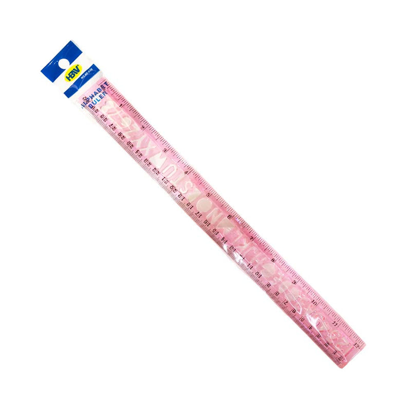 HBW Alphabet Ruler 12in