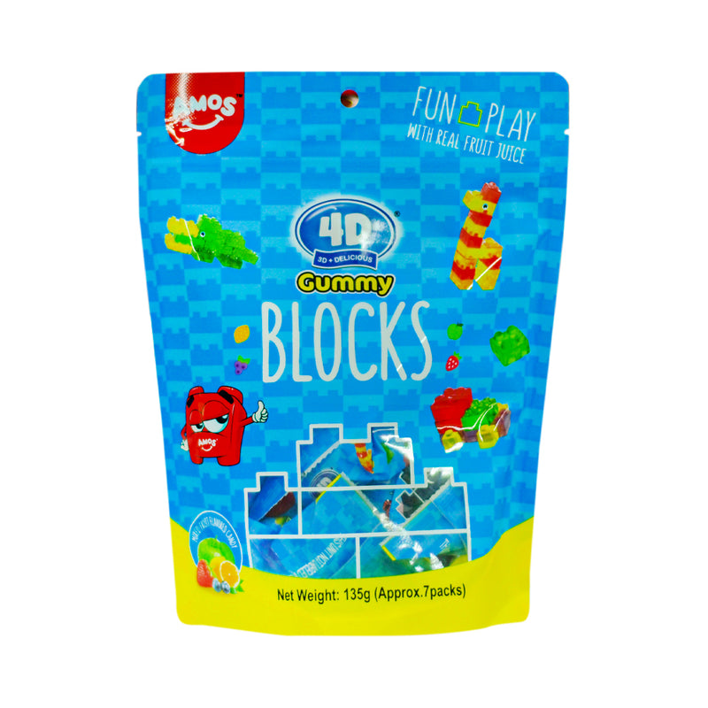 4D Gummy Blocks 135g