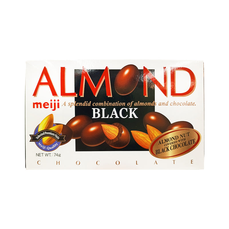 Meiji Almond Ball Chocolate Black 74g