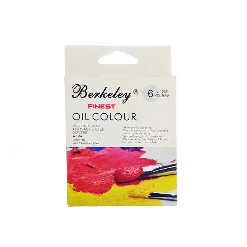 Berkeley Oil Colour Set 12ml 6’s