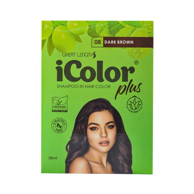 Icolor Shampoo-In Hair Color Dark Brown 30ml