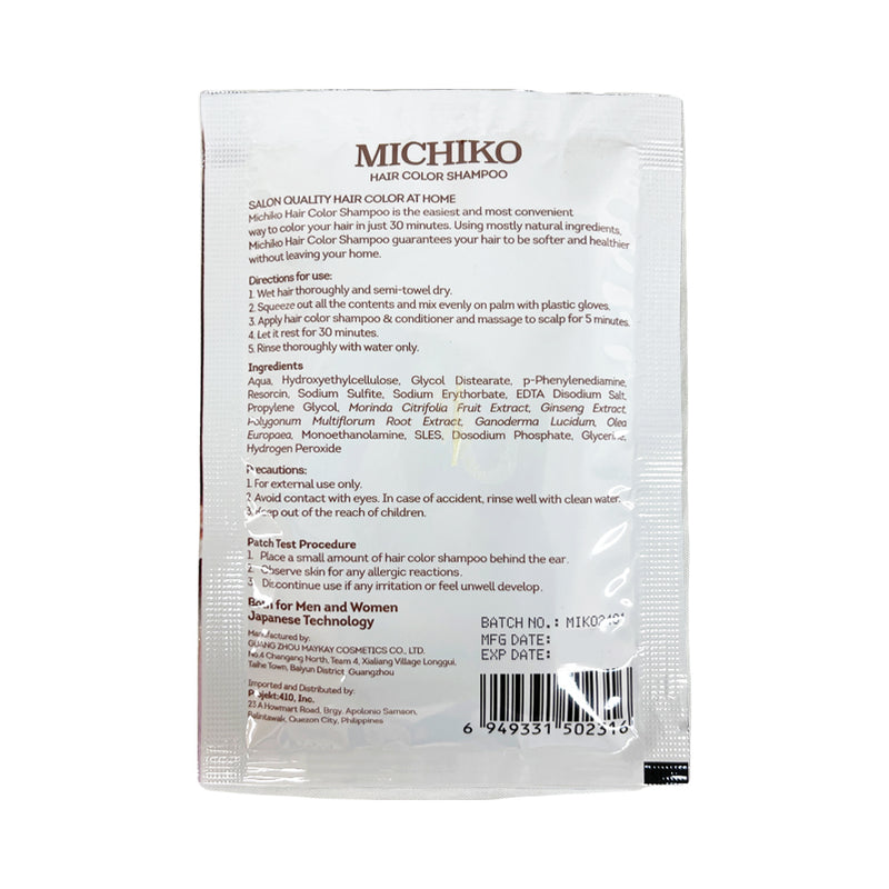 Michiko Hair Color Shampoo 30ml