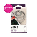 Mizoo D33 3in1 Charging Cable 1.2m