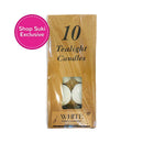 White Tealight Candles Purity And Harmony 10's