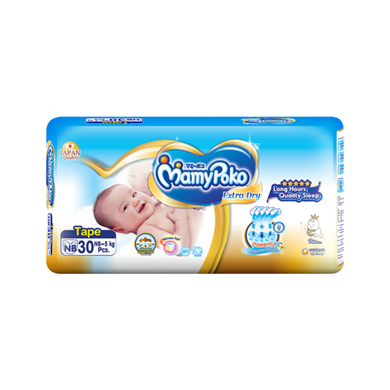 Mamy Poko Extra Dry Newborn 30's