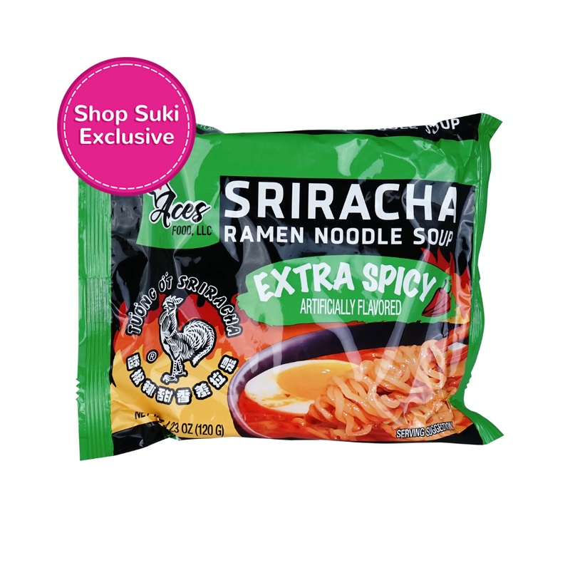 Aces Sriracha Ramen Noodle Soup Extra Spicy 120g