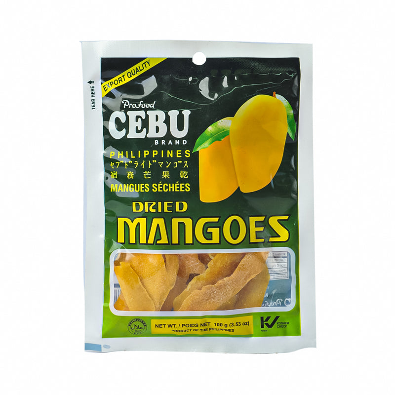 Profood Cebu Dried Fruit Mango Sliced 100g