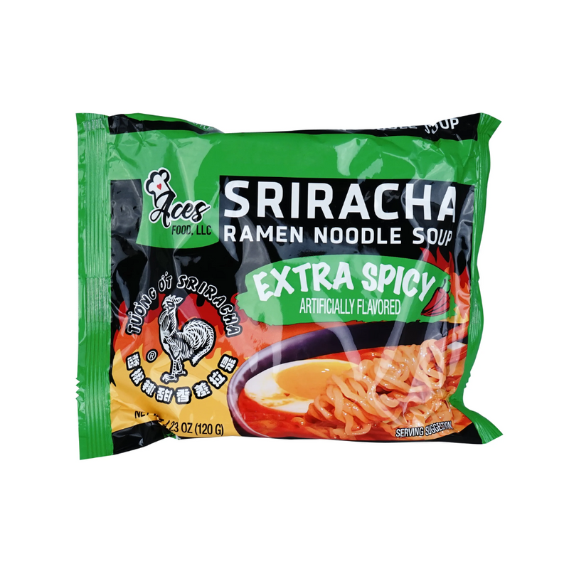 Aces Sriracha Ramen Noodle Soup Extra Spicy 120g