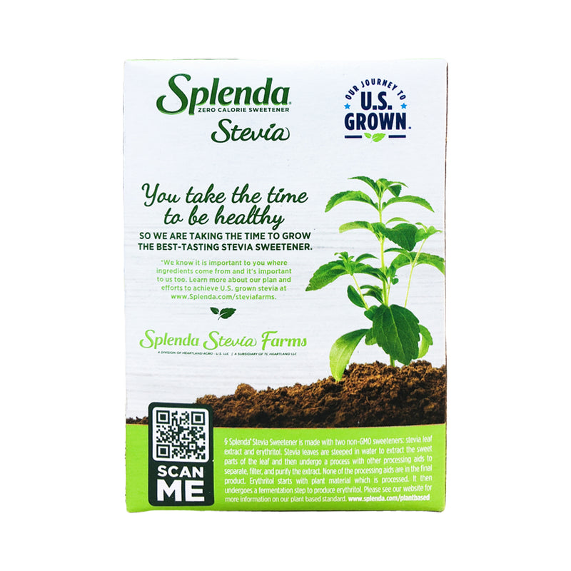 Splenda Stevia Natural Zero Calorie Sweetener 80's