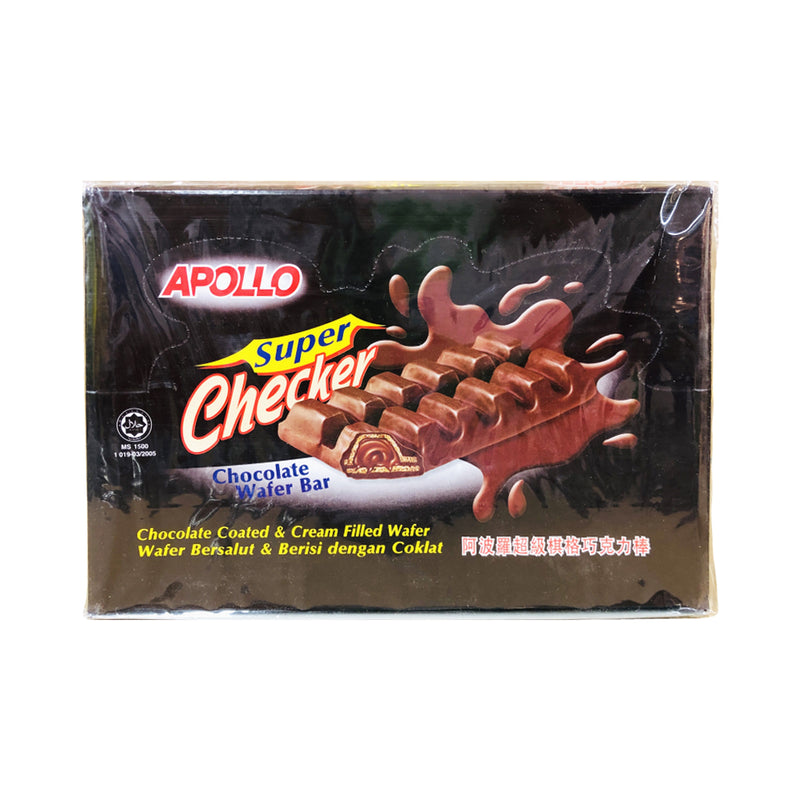 Apollo Checker Wafer Bar 50g x 12's