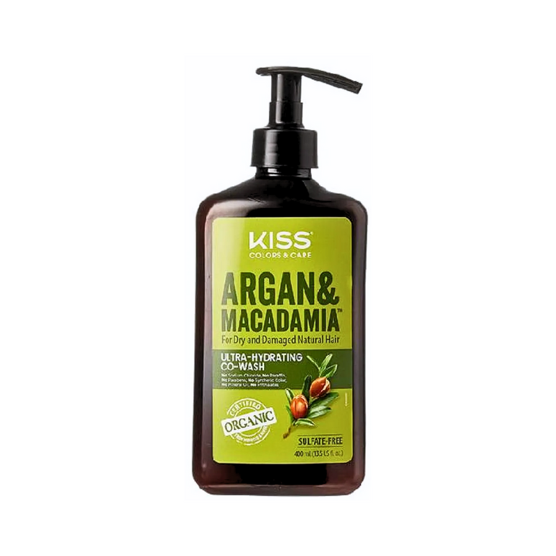 Kiss Colors And Care Argan And Macadamia Ultra Hydrating Co Wash 400ml