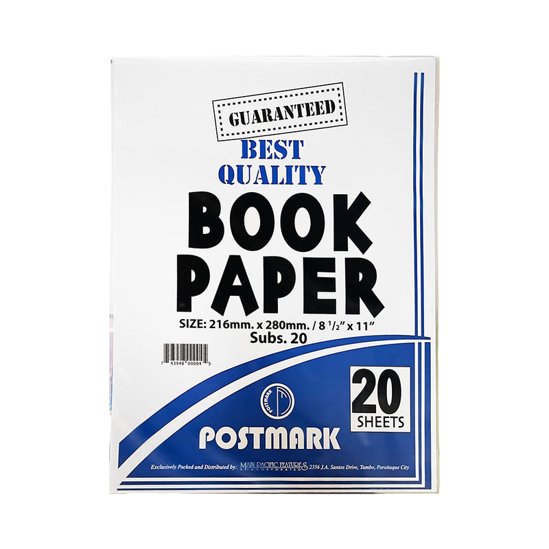 Postmark Bond Paper Sub.20 Letter 20 Sheets